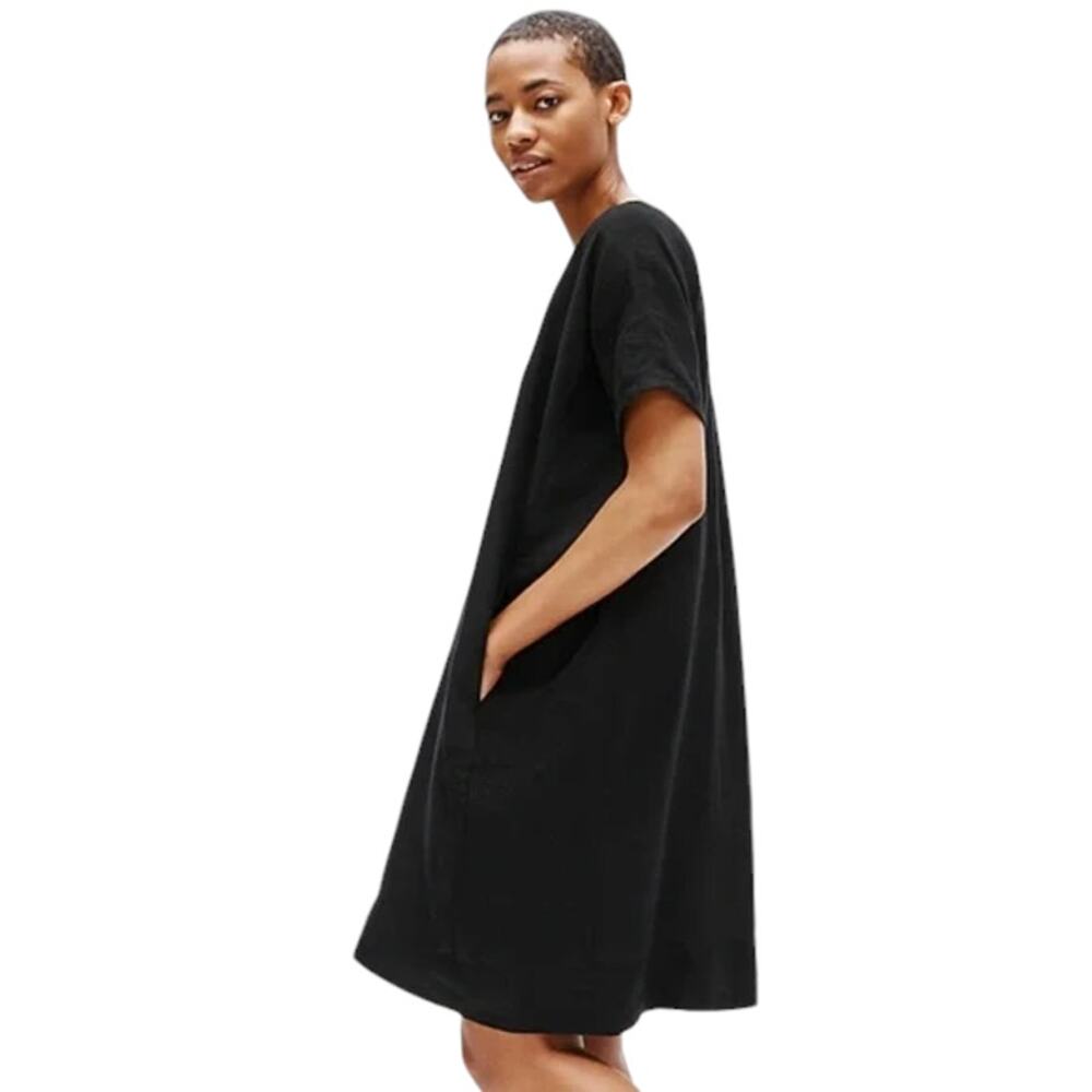 1.4.3 Story by Line Up Black Short Sleeve Pocket Sheath Dress Size Large